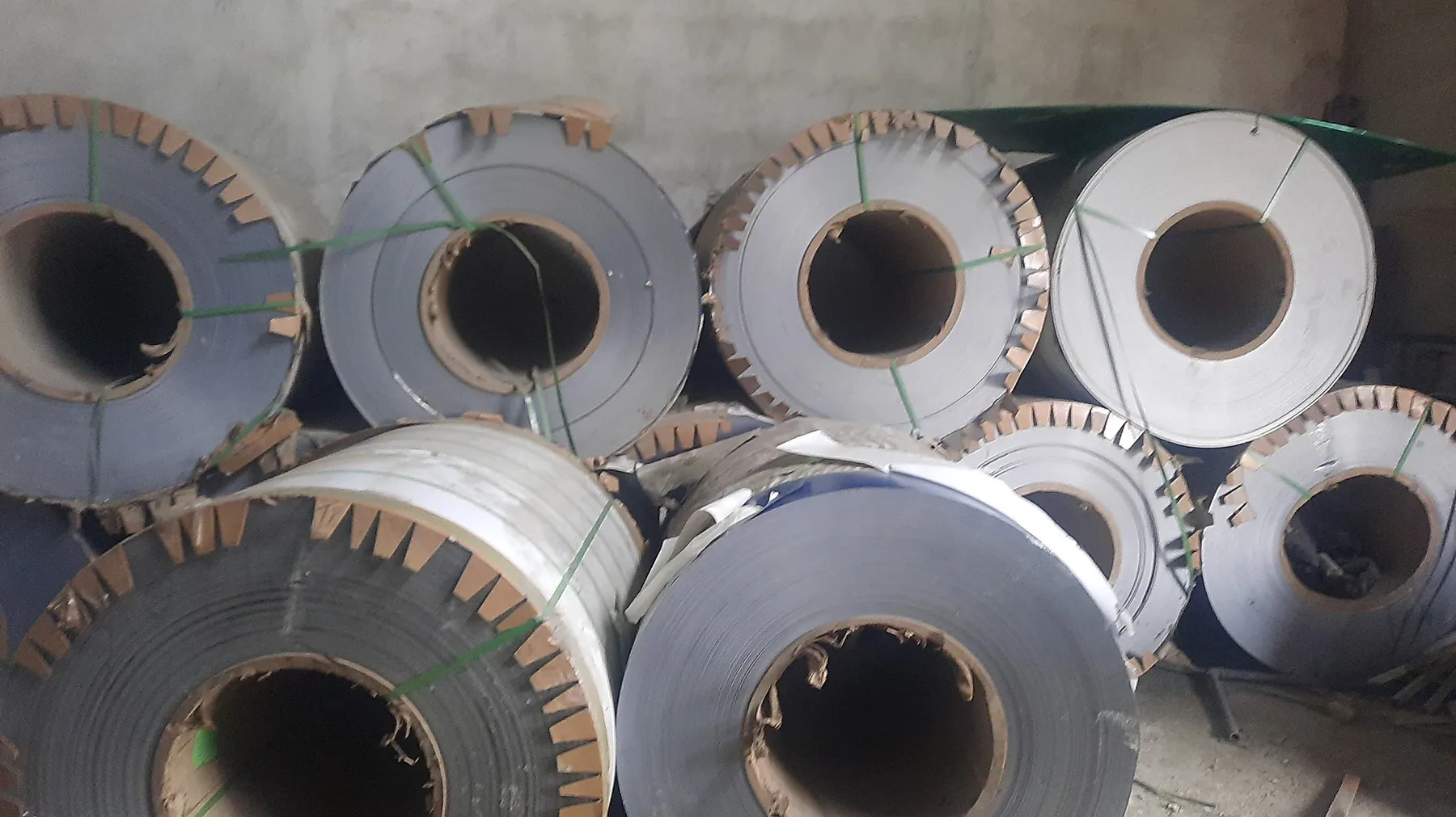 Evermetal aluminium coils in warehouse for documented wholesale and roofing production