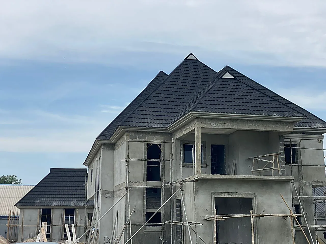 Multi-storey estate building under construction