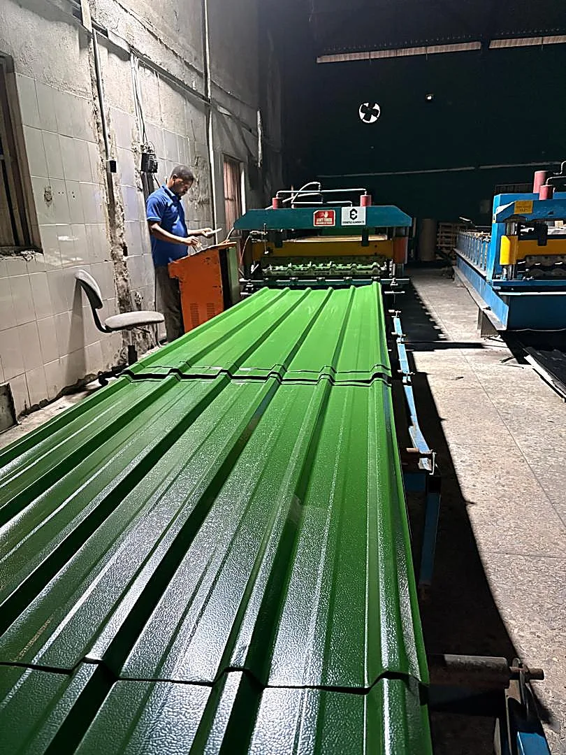 Evermetal roll-forming operation for aluminium roofing sheets